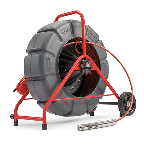 Ridgid SeeSnake Standard Camera Reel with TruSense Technology, 200 ft. Push Cable and 35mm Fixed Camera Head (NTSC)
