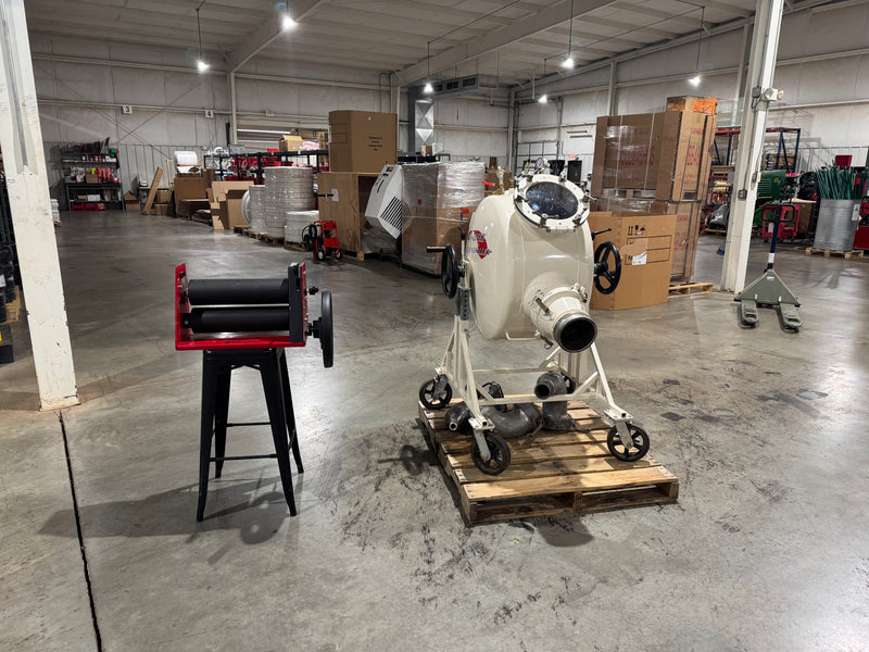 Load image into Gallery viewer, 30&quot; Perma-liner Inversion Drum &amp; Picote Manual Roller Package Deal | USED
