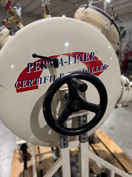 30" Perma-liner Inversion Drum & Picote Manual Roller Package Deal | USED