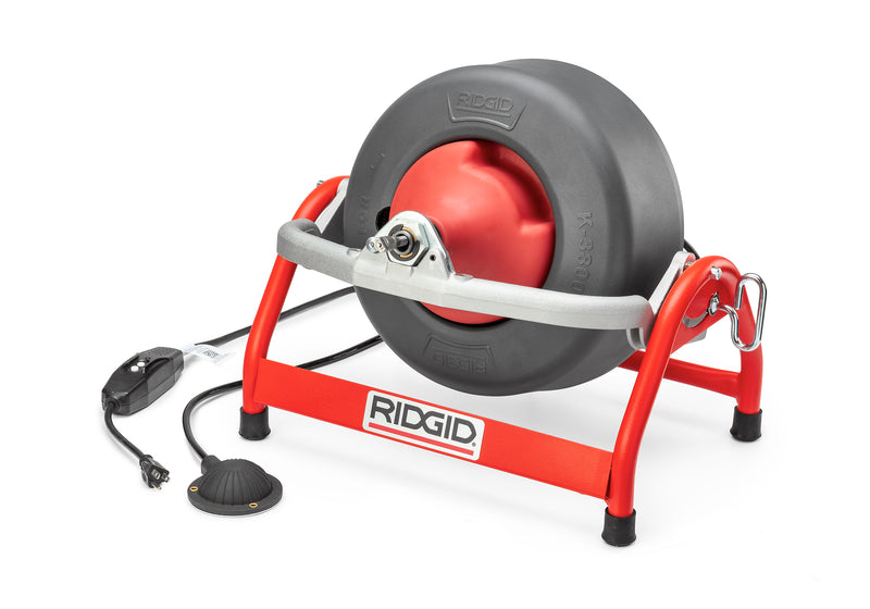 Load image into Gallery viewer, K-3800 Machine with Std. Equip: C-45, 1/2&quot; x 75&#39; (12 mm x 22.8 m) Cable, T-102 Funnel Auger, T-142 Knife Blade Cutter, T-107 Spade Cutter, A-12 Pin Key, Pair of Gloves
