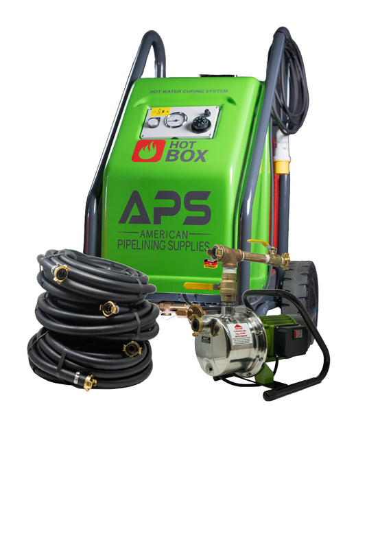 Hotbox Water Boiler, Recirculation Pump, and Hose Set Kit