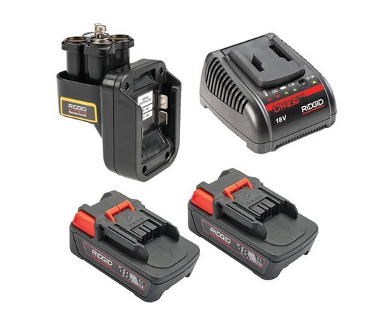 Locator 18 V Adapter Kit with 2 Batteries and Charger KIT Drain